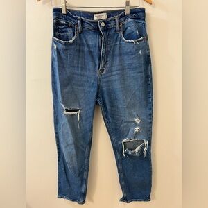 Abercrombie & Fitch The Ankle Straight Curve Love size 29